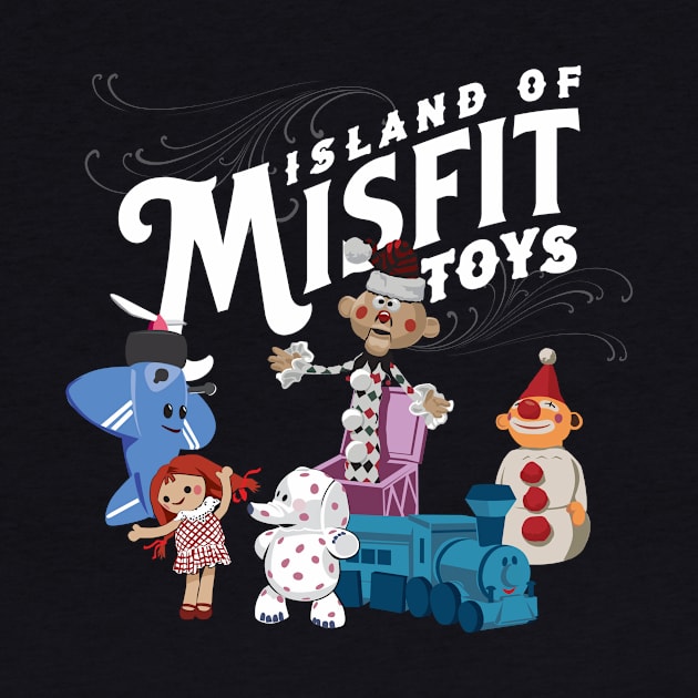 Island of Misfit Toys by MindsparkCreative